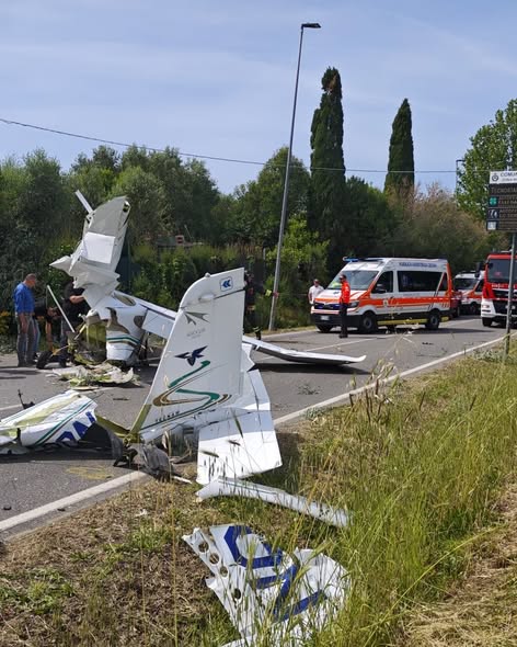 incidente ultraleggero cecina