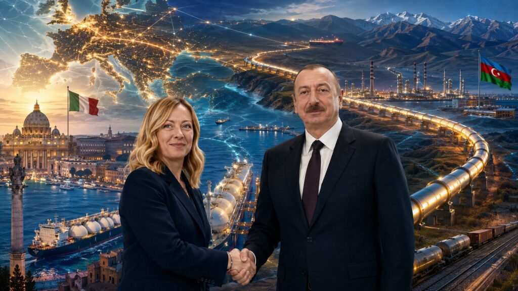 italia Azerbaigian energia accordo meloni