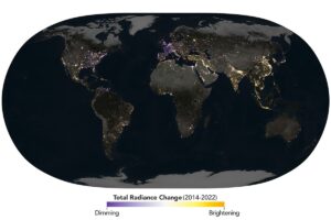 luci notturne terra 2014-2022