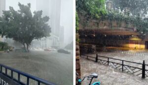 maltempo alluvione cina