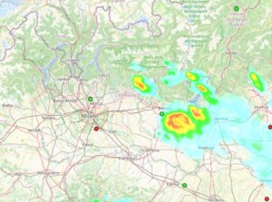 maltempo brescia lombardia
