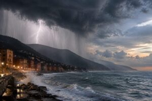 maltempo genova liguria
