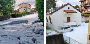 maltempo grandine Cermenate lombardia