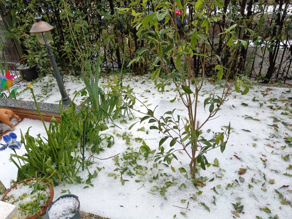 maltempo grandine Cermenate lombardia