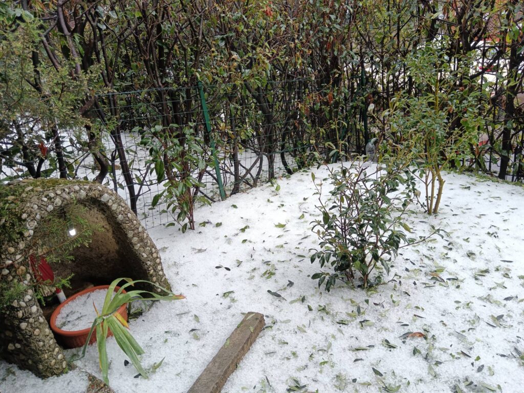 maltempo grandine Cermenate lombardia