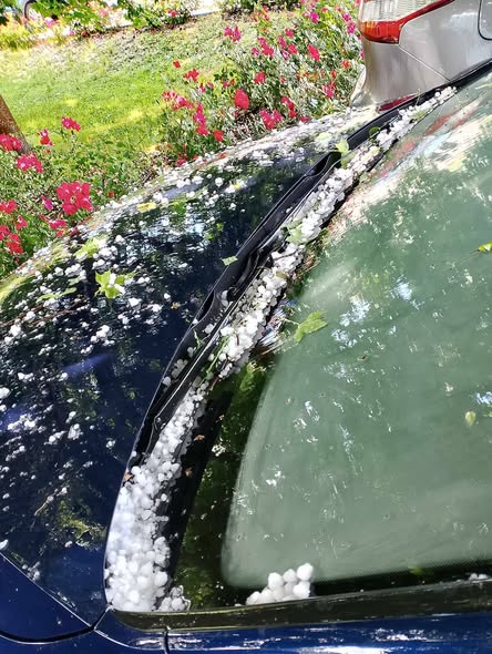 maltempo grandine Saluggia piemonte