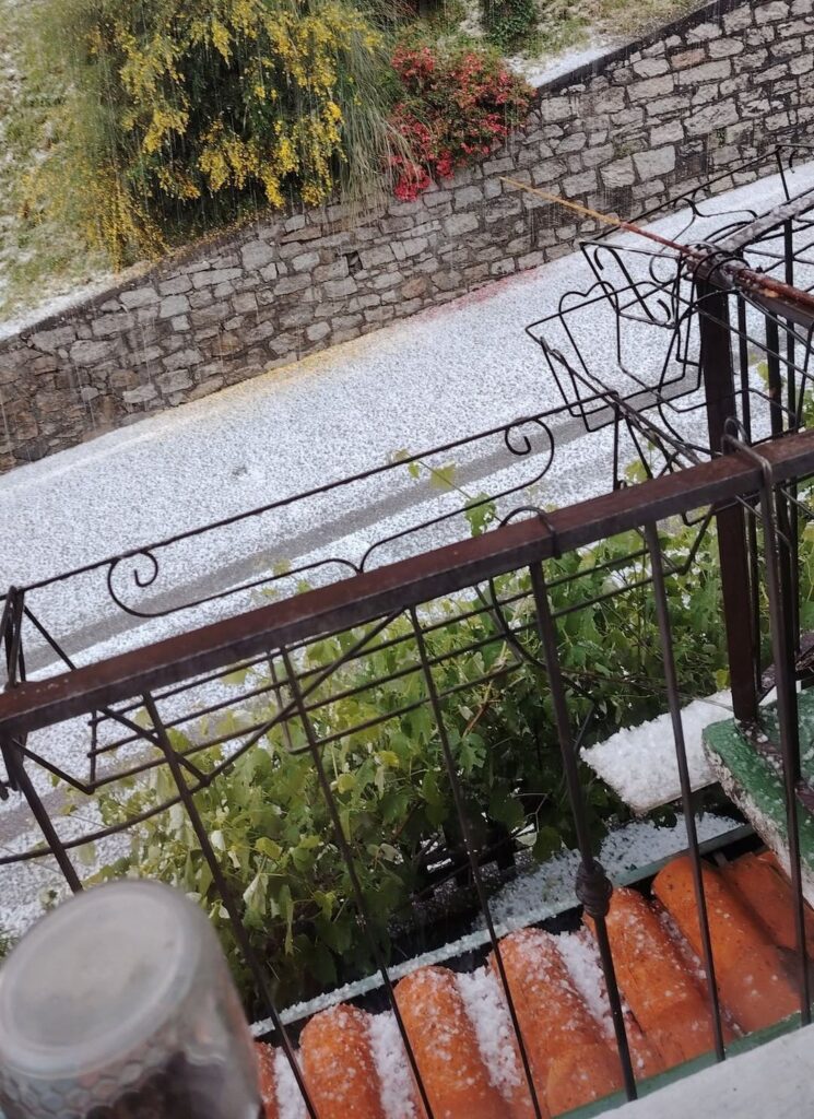 maltempo grandine arola piemonte