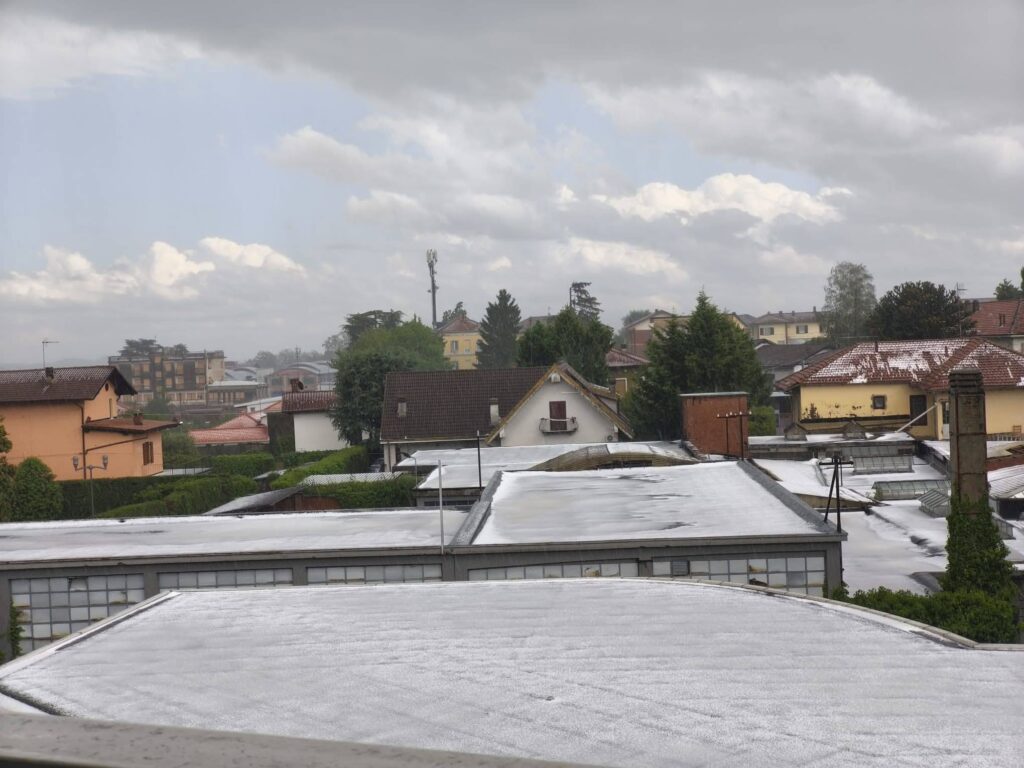 maltempo grandine cuorgnè piemonte