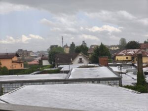 maltempo grandine cuorgnè piemonte