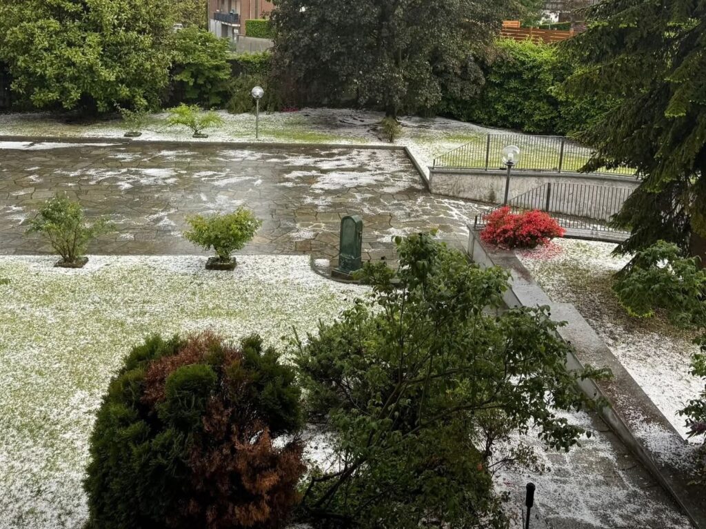 maltempo grandine cuorgnè piemonte