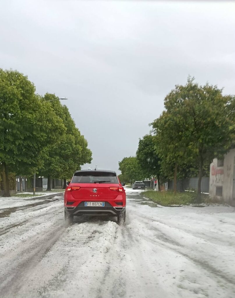 maltempo grandine meduna di livenza veneto