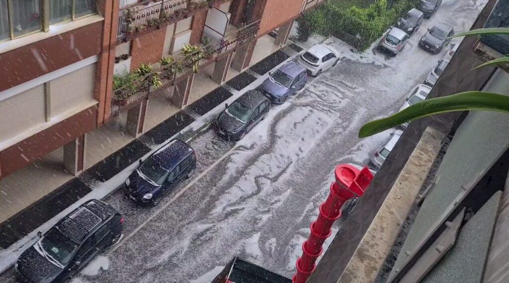 maltempo grandine cuorgnè piemonte