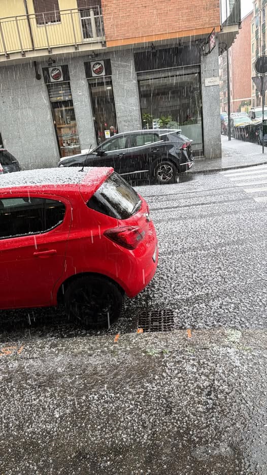 maltempo grandine torino piemonte
