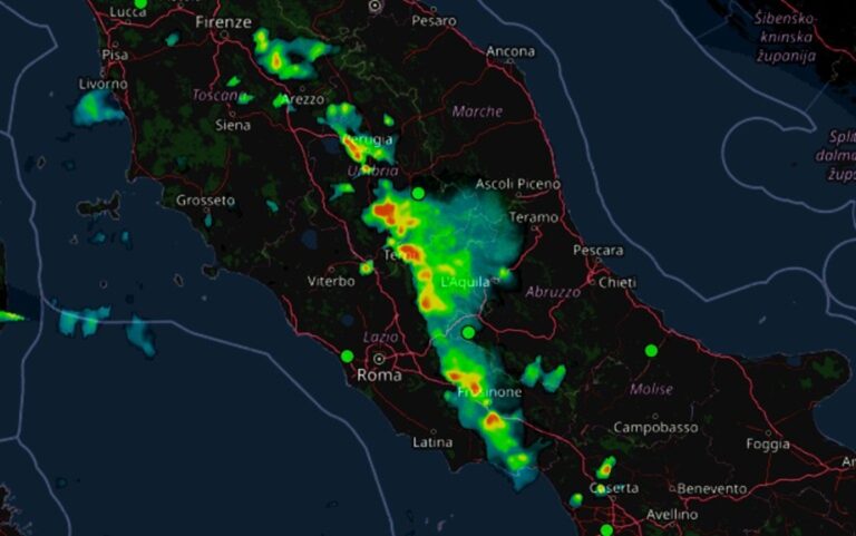 maltempo lazio umbria