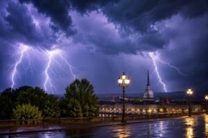 maltempo notte piemonte