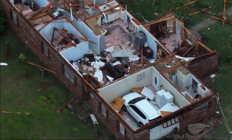 maltempo tornado mississippi usa