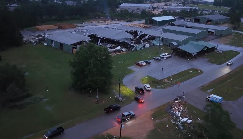 maltempo tornado mississippi usa