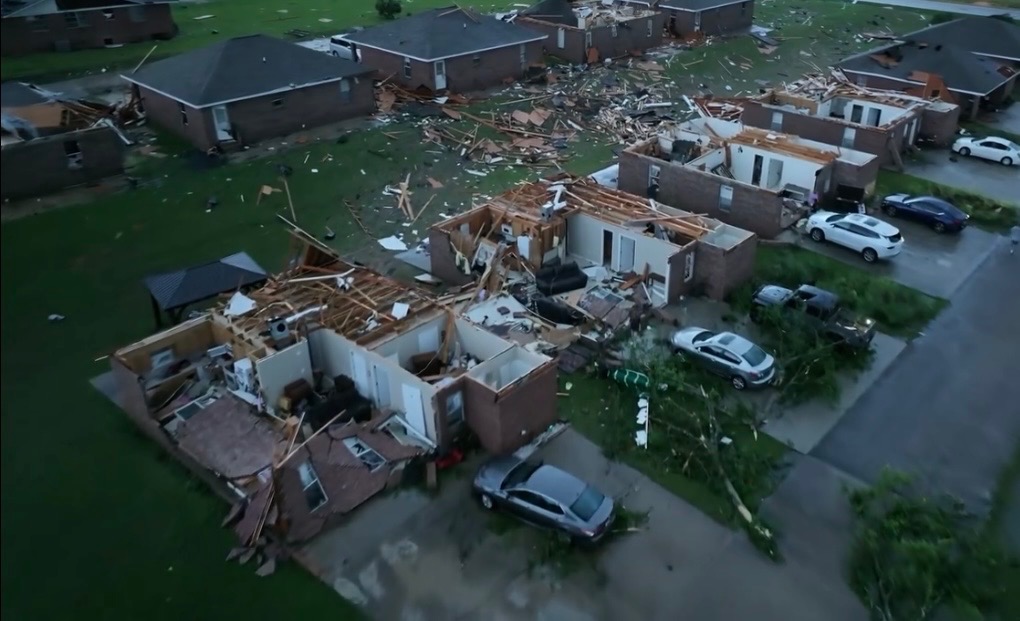 maltempo tornado mississippi usa