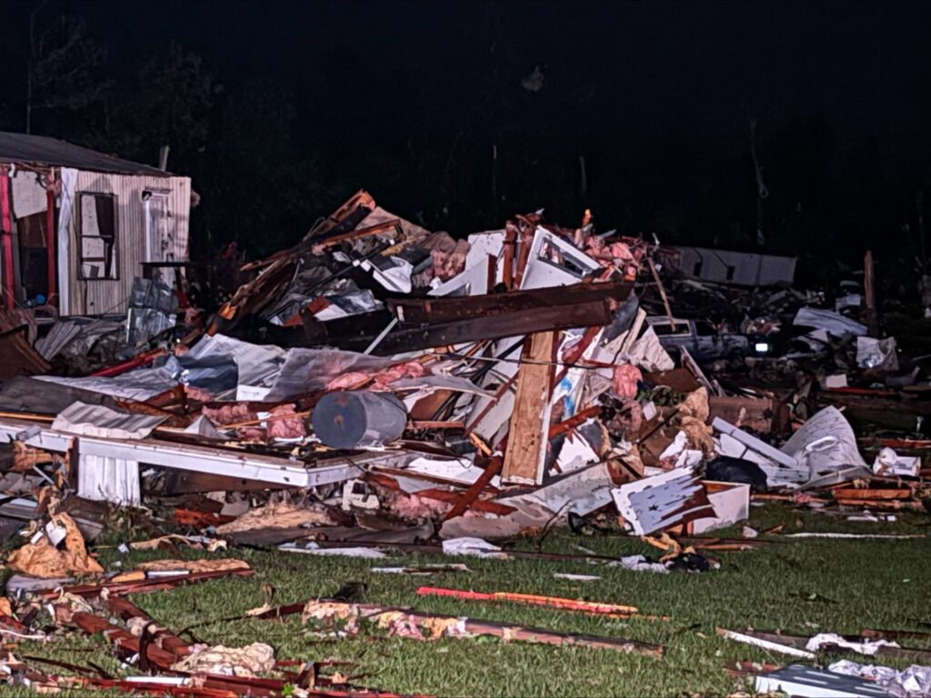 maltempo tornado mississippi usa