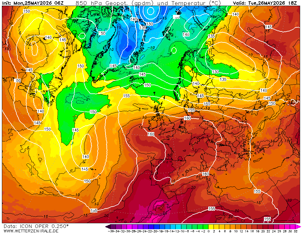 previsioni meteo martedì 26 maggio