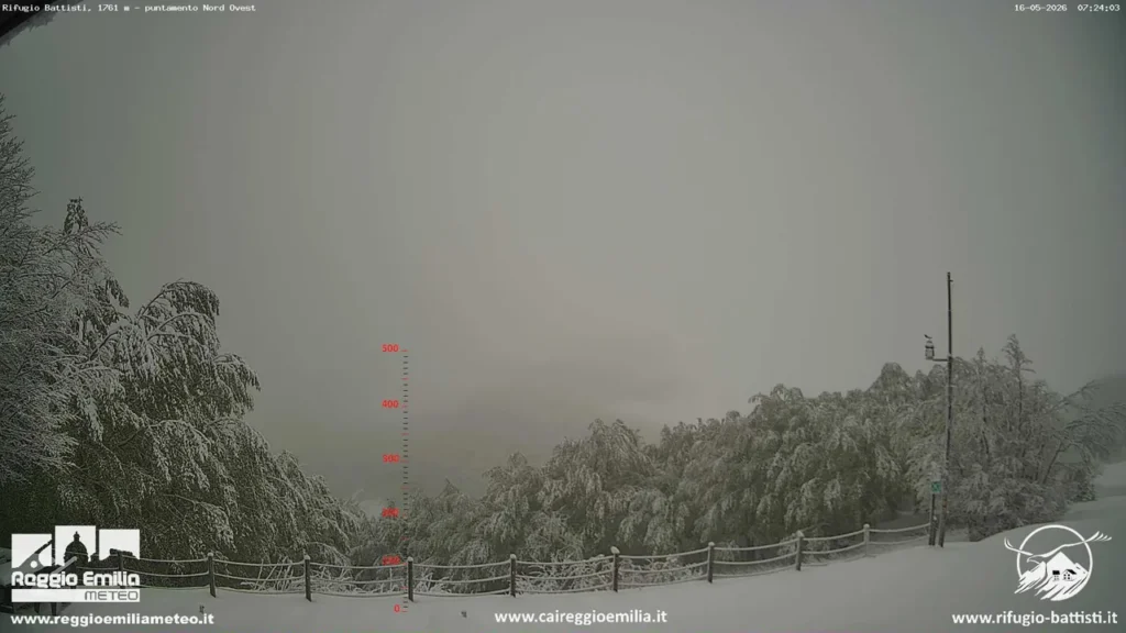 neve oggi emilia romagna rifugio battisti