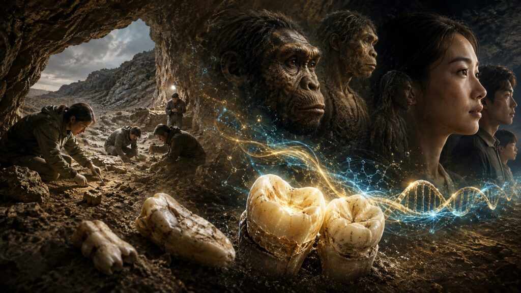 paleontologia dna homo sapiens