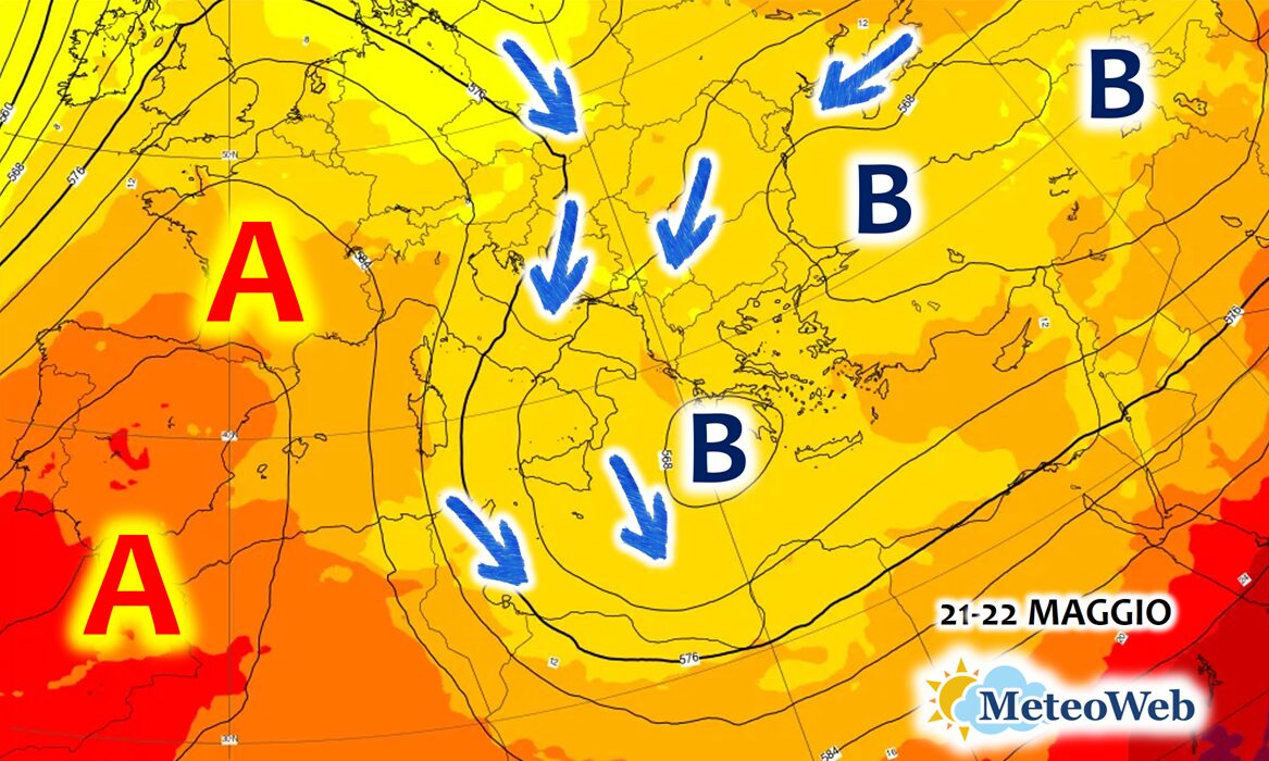 previsioni meteo 21 e 22 maggio 2026