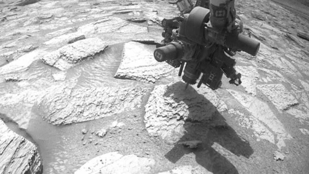 rover curiosity roccia marte 2