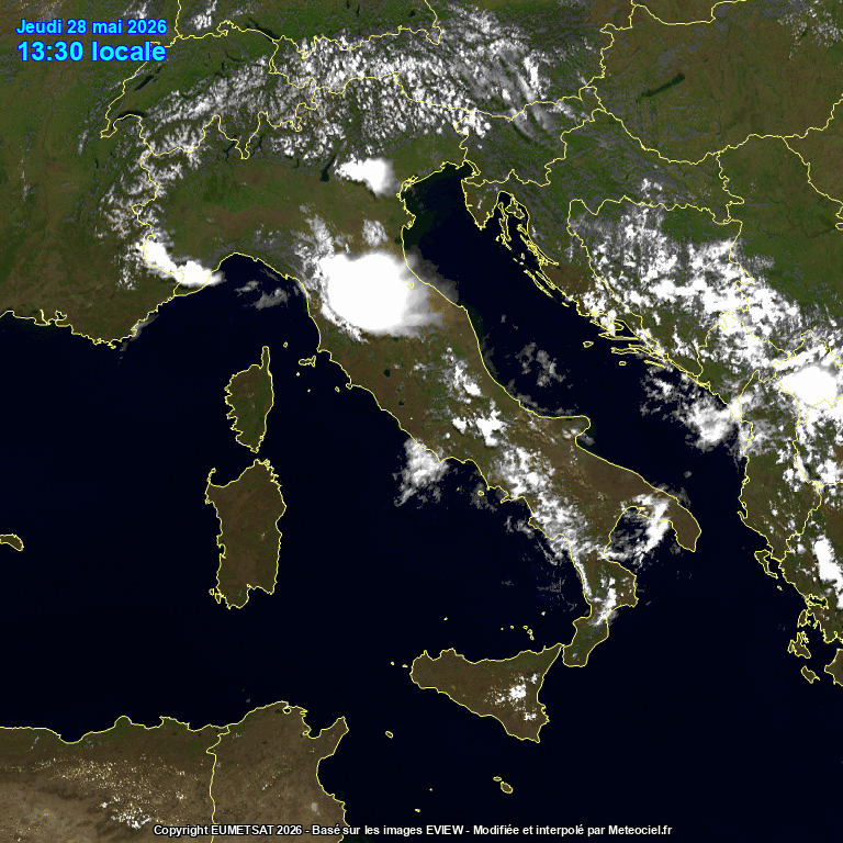 satellite meteo italia 28 maggio 20026