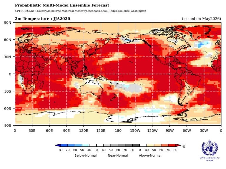 precipitazioni report wmo met office