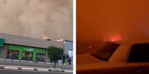 tempesta di sabbia arabia saudita