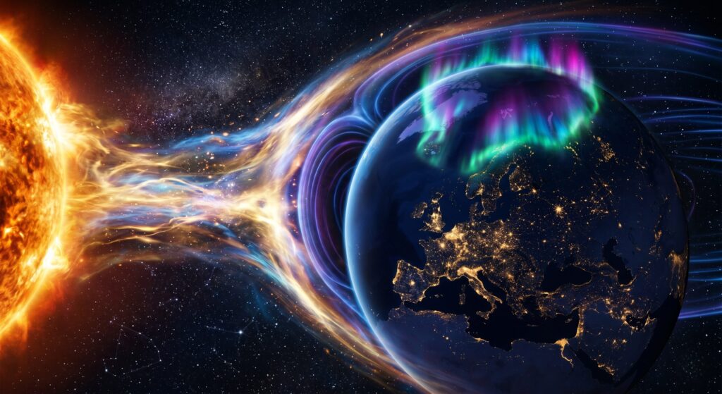 tempesta geomagnetica sole vento solare