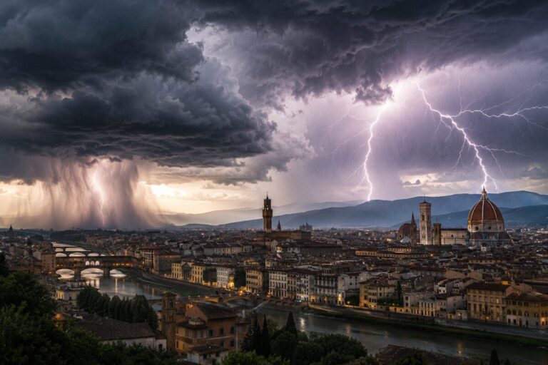 temporale maltempo firenze
