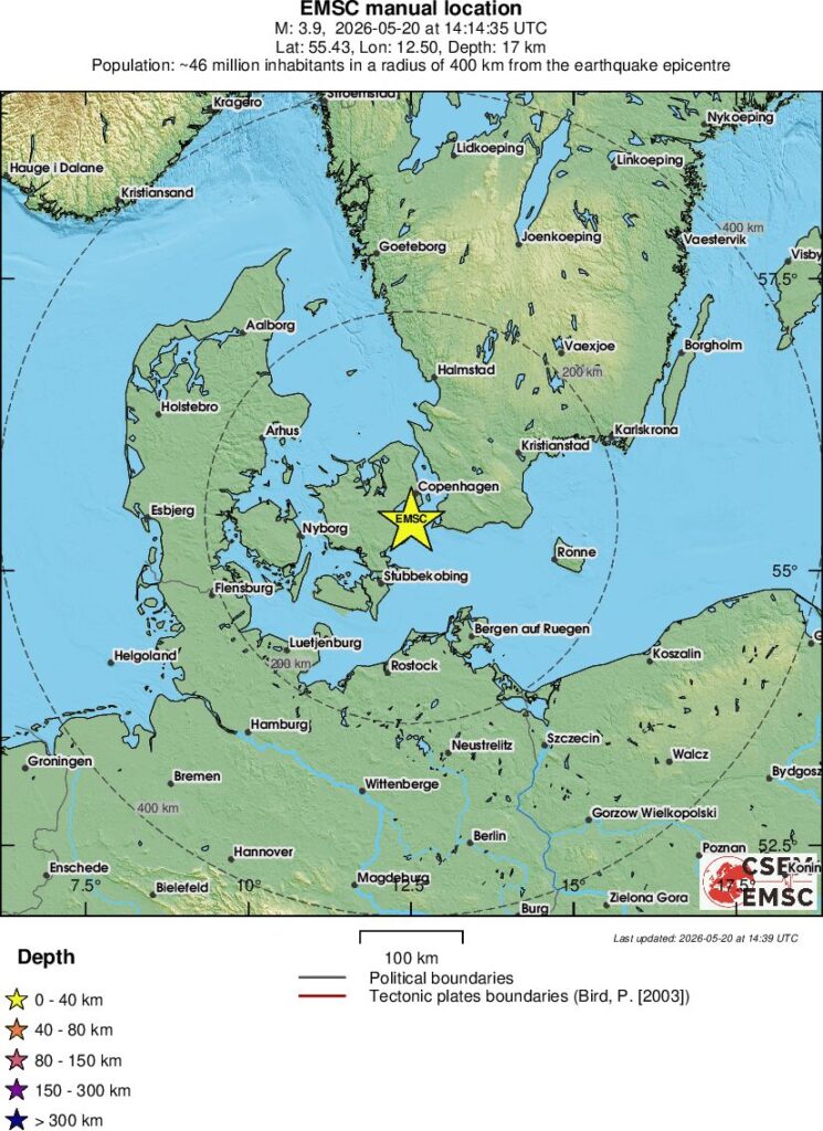 terremoto danimarca