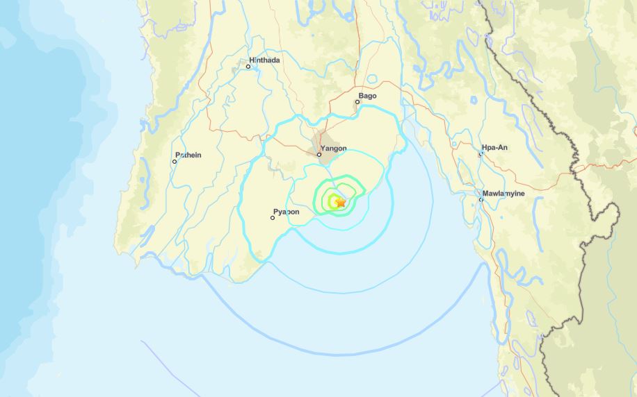 terremoto myanmar