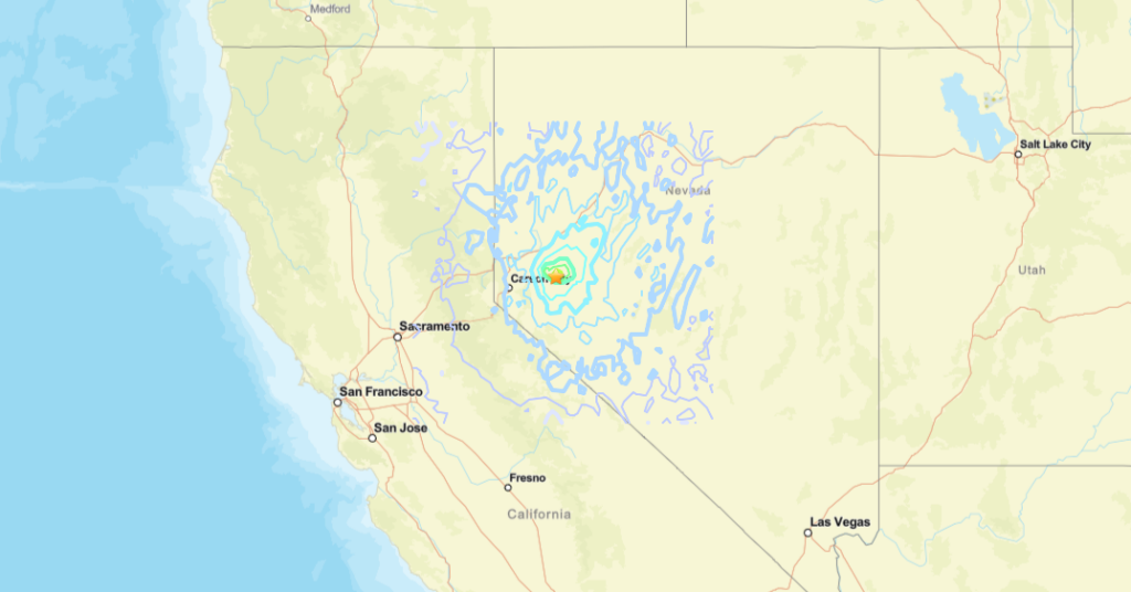 terremoto usa nevada oggi