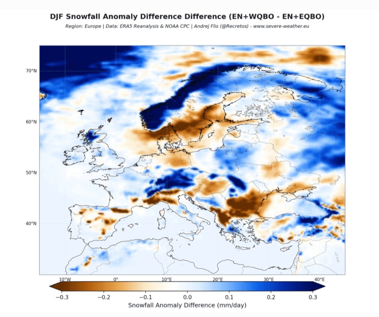 Anomalie neve inverno 2026-2027
