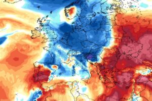 Anomalie termiche ad 850 hPa luglio Europa