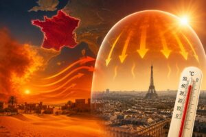 Caldo record Francia cause