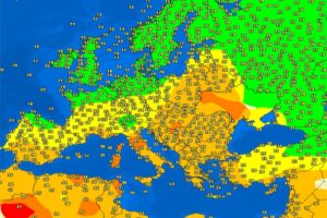 Fine del caldo in Europa