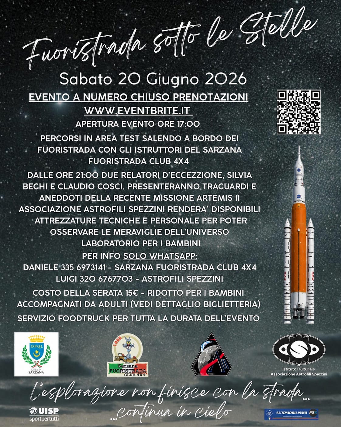 Fuoristrada sotto le Stelle