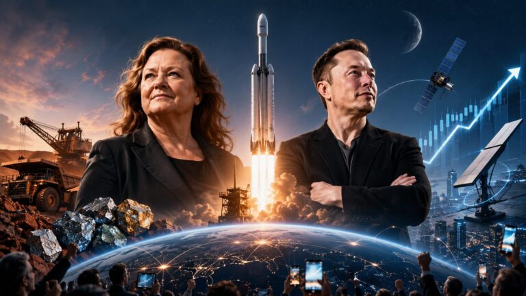 Gina Rinehart ed Elon Musk