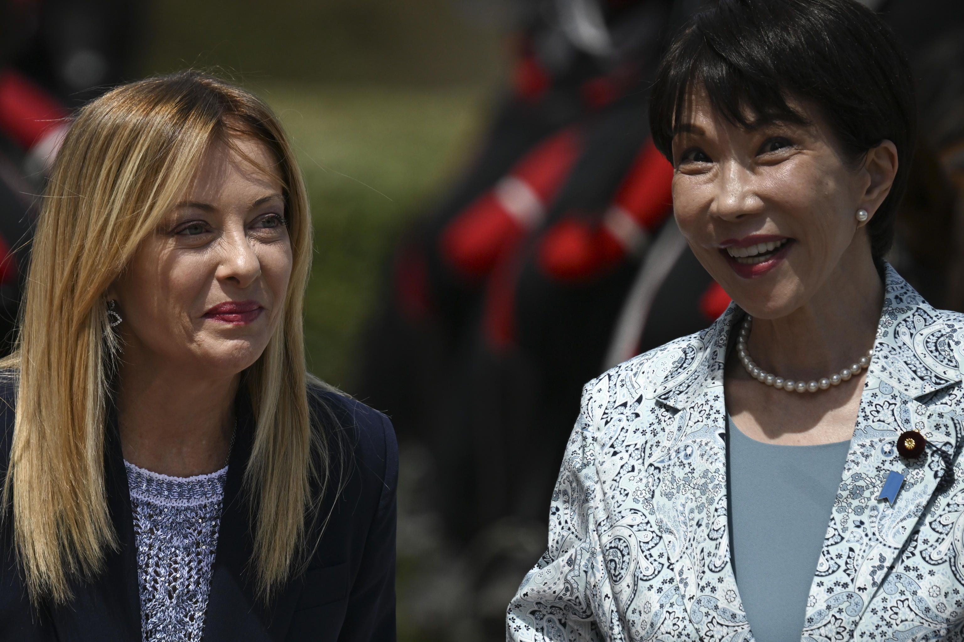 Giorgia Meloni e Sanae Takaichi