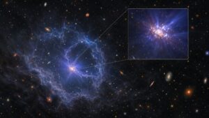 Hubble luce galassia