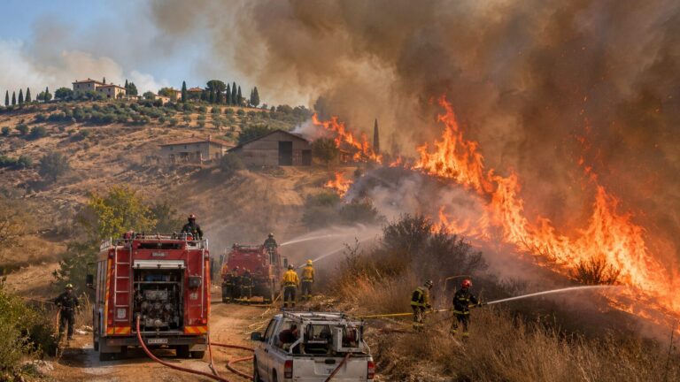 Incendi Toscana