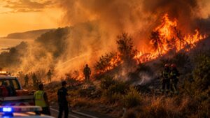 Incendio Crotone