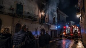 Incendio Frosinone