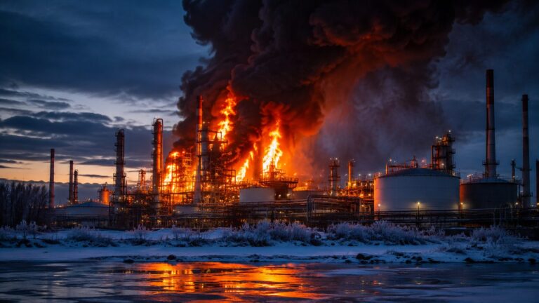 Incendio Russia
