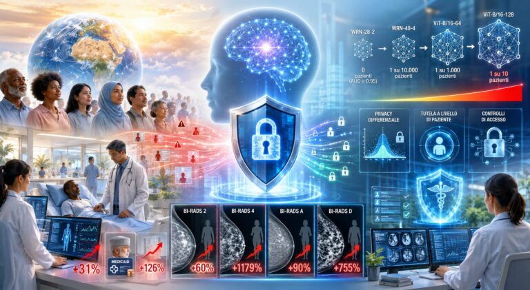 Intelligenza artificiale in medicina rischio privacy