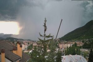 Nubifragio L'Aquila - webcam di Meteo Aquilano